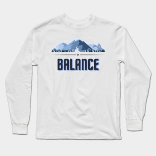 Mountain Balance - Wild Skyline Long Sleeve T-Shirt